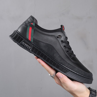 Ležerne muške tenisice od umjetne kože jesen-proljeće