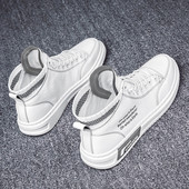 Jesenske muške tenisice do gležnja od eko kože - više modela