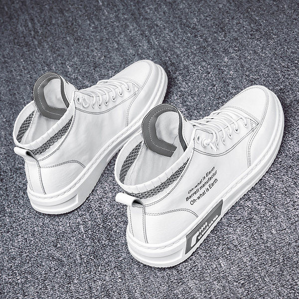 Jesenske muške tenisice do gležnja od eko kože - više modela