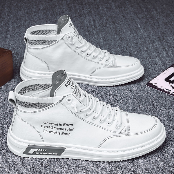 Jesenske muške tenisice do gležnja od eko kože - više modela