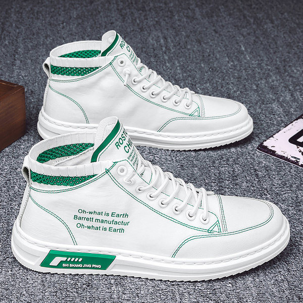 Jesenske muške tenisice do gležnja od eko kože - više modela