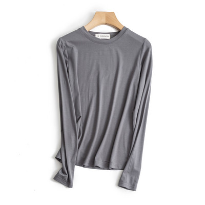 Proljetno-jesenska bluza s ovalnim izrezom - različite boje