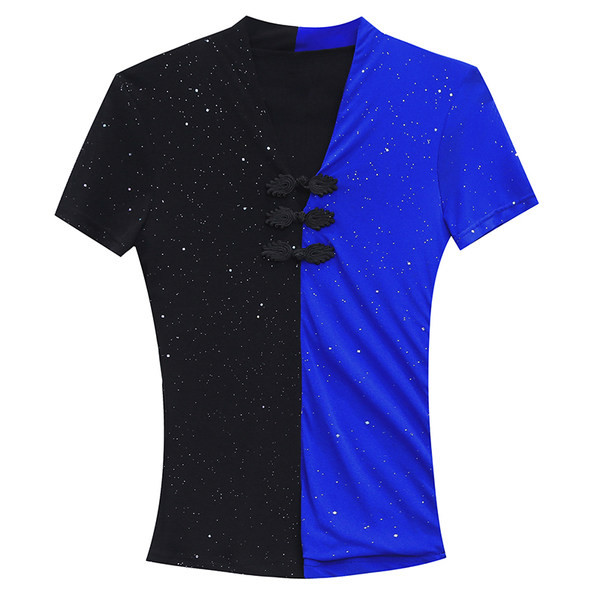 Ženska bluza kratkih rukava sa sjajnim česticama