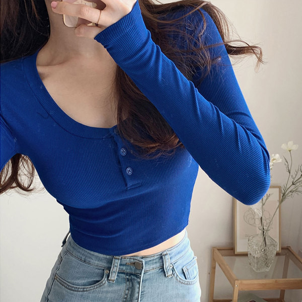 Ležerna ženska bluza na dugmad i dugih rukava u tri boje