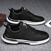 Muške tenisice od eko kože - crne boje