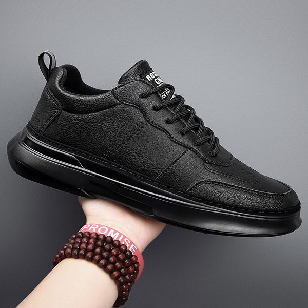 Muške tenisice od eko kože - crne boje