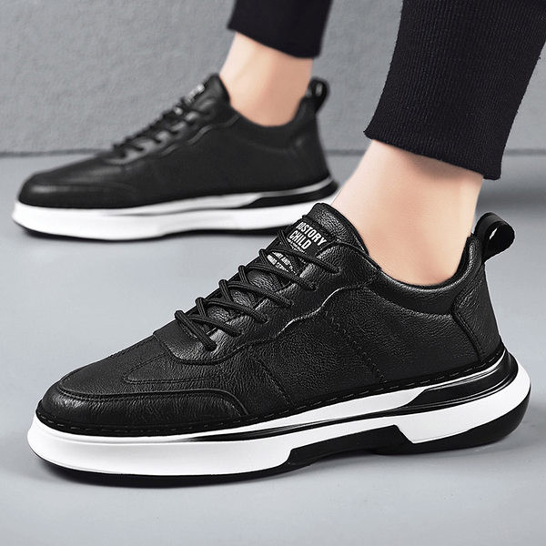 Muške tenisice od eko kože - crne boje