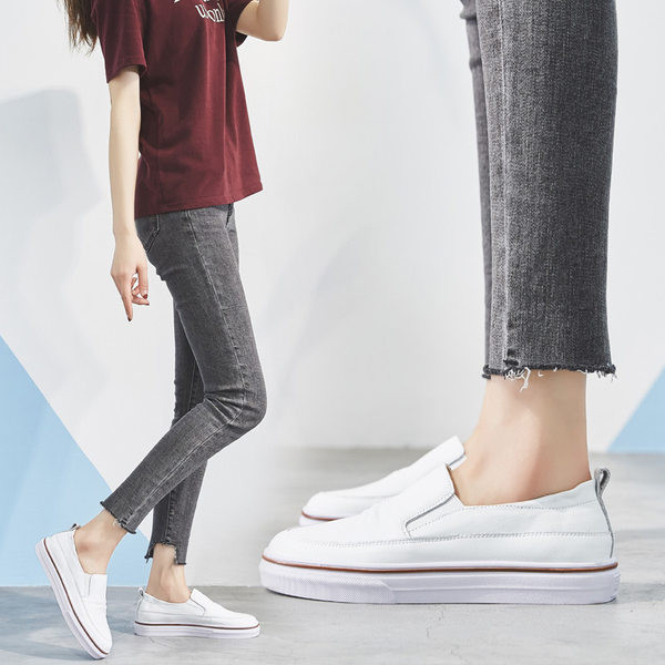 Casual ženske tenisice od eko kože jednobojni model