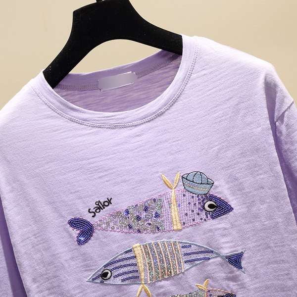 Ležerna ženska bluza dugih rukava sa aplikacijom - dva modela