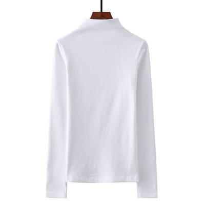 Polo de dama monocolor cu maneca lunga in doua modele - cu sau fara fusta moale