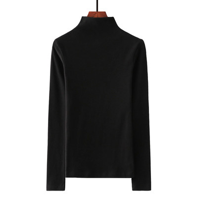 Polo de dama monocolor cu maneca lunga in doua modele - cu sau fara fusta moale