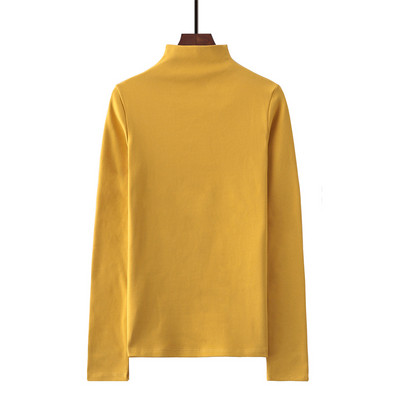 Polo de dama monocolor cu maneca lunga in doua modele - cu sau fara fusta moale