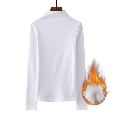 Polo de dama monocolor cu maneca lunga in doua modele - cu sau fara fusta moale