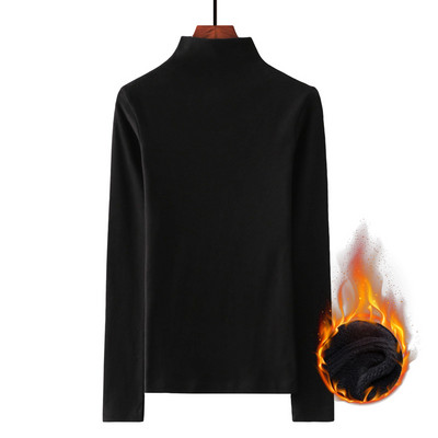 Polo de dama monocolor cu maneca lunga in doua modele - cu sau fara fusta moale