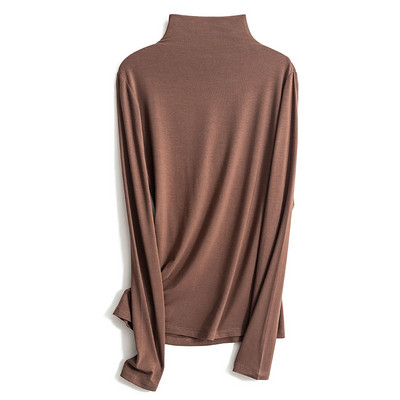 Ženska pripijena polo majica s dugim rukavima - različite boje