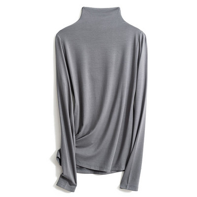 Ženska pripijena polo majica s dugim rukavima - različite boje