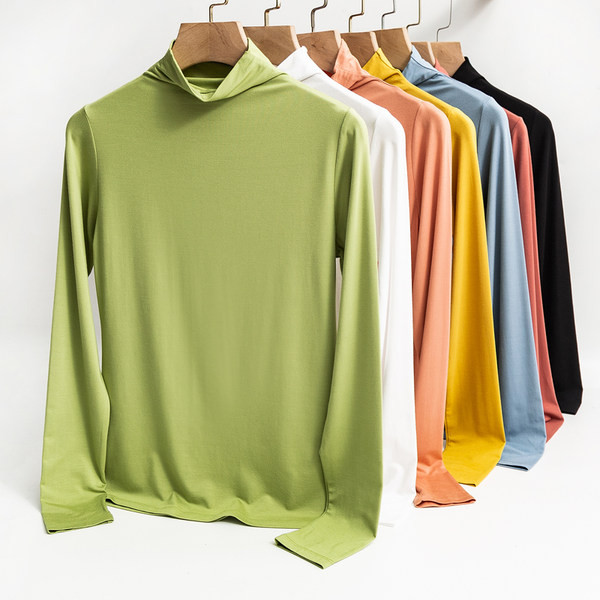 Ženska pripijena polo majica s dugim rukavima - različite boje