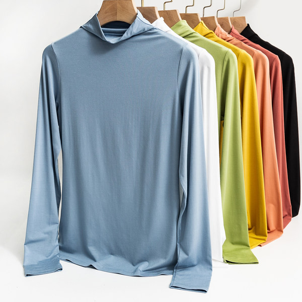Ženska pripijena polo majica s dugim rukavima - različite boje