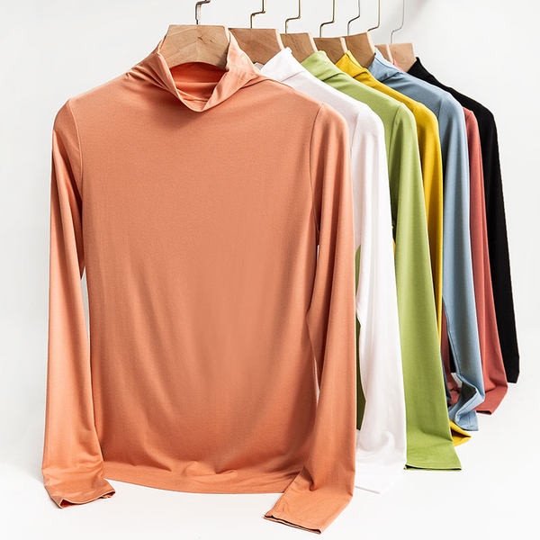 Ženska pripijena polo majica s dugim rukavima - različite boje