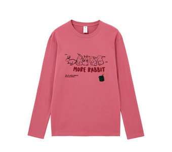 Bluză de damă sport-casual cu mâneci lungi și aplicație