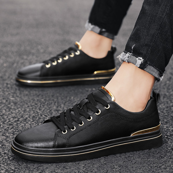 Novi model muških kožnih patika u bijeloj i crnoj boji