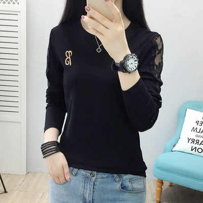 Ženska ležerna bluza s čipkom i vezom