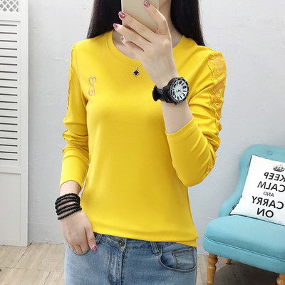 Ženska ležerna bluza s čipkom i vezom