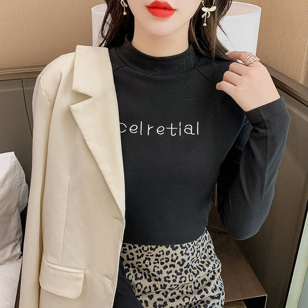 Ležerna ženska bluza s niskom polo kragnom u četiri boje