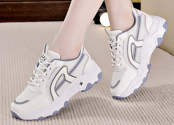 Ženske mrežaste tenisice u tri boje