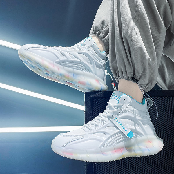 Adidasi barbati cu talpa de cauciuc - model inalt