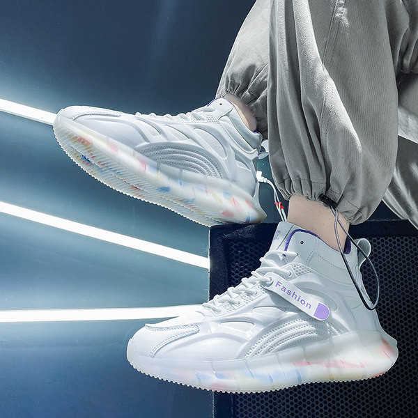 Adidasi barbati cu talpa de cauciuc - model inalt