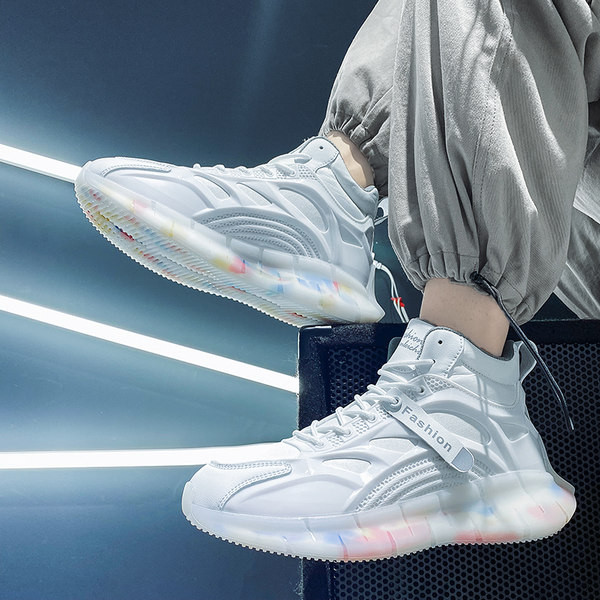 Adidasi barbati cu talpa de cauciuc - model inalt