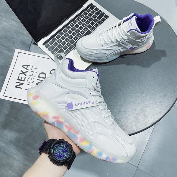 Adidasi barbati cu talpa de cauciuc - model inalt