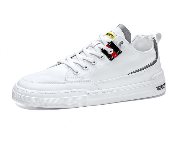 Ležerne muške tenisice s ravnim potplatom - bijele, crne i smeđe