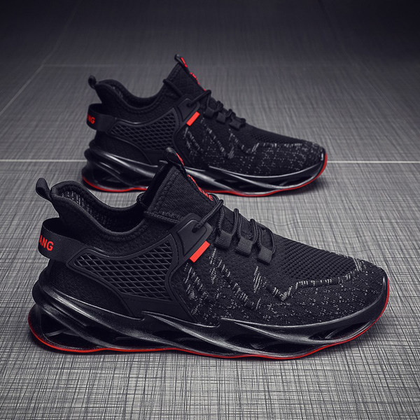 Mrežaste tenisice za muškarce sport i casual s visokim potplatom