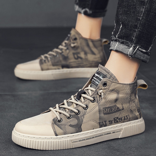 Ležerne muške tenisice s ravnim đonom - u tri boje