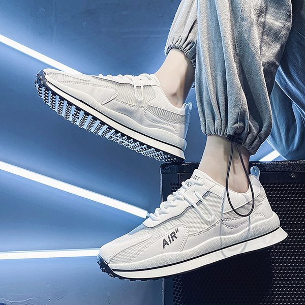 Ležerne muške tenisice sa eko kožom i mrežastim dijelom