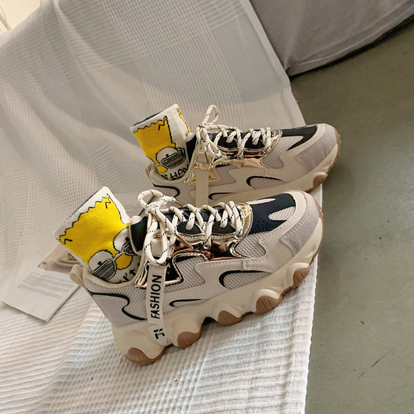 Moderne ženske tenisice sa mrežastim dijelom u tri boje