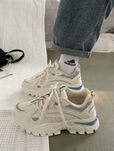 Ležerne ženske tenisice s grubim potplatom i vezicama - tri boje