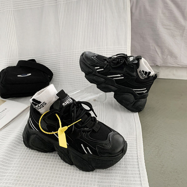 Adidasi eleganti de dama cu talpa aspra in doua culori