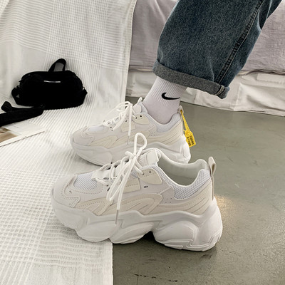 Ženske tenisice s visokim đonom i vezicama - tri boje