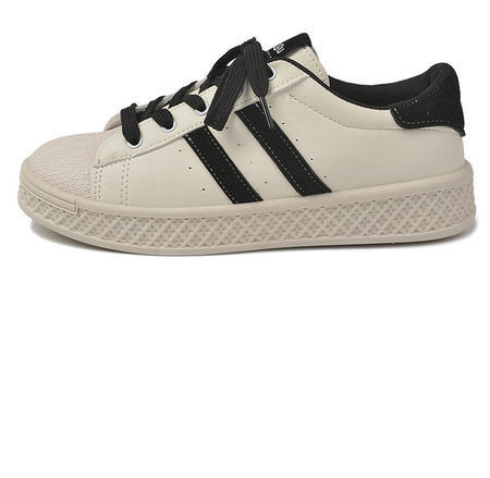 Elegantne ženske tenisice od eko kože s ravnim potplatom