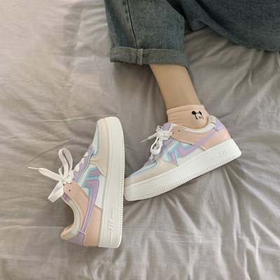 Adidasi eleganti de dama cu talpa plata in trei culori