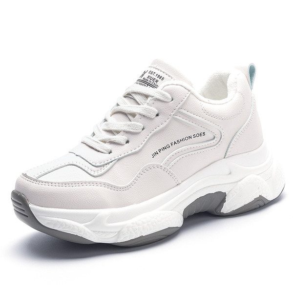 Ženske tenisice na visoku petu sa natpisom