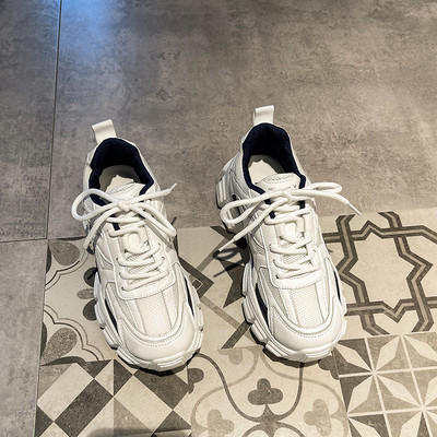 Ženske tenisice s debelim đonom zaobljeni model