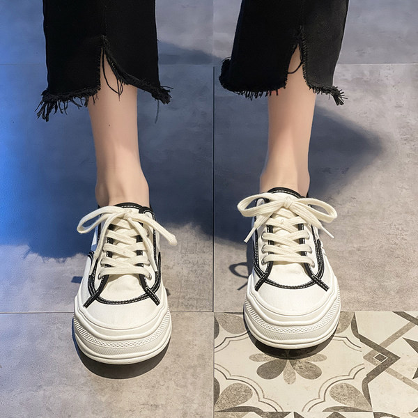 Ženske casual tekstilne tenisice u dvije boje