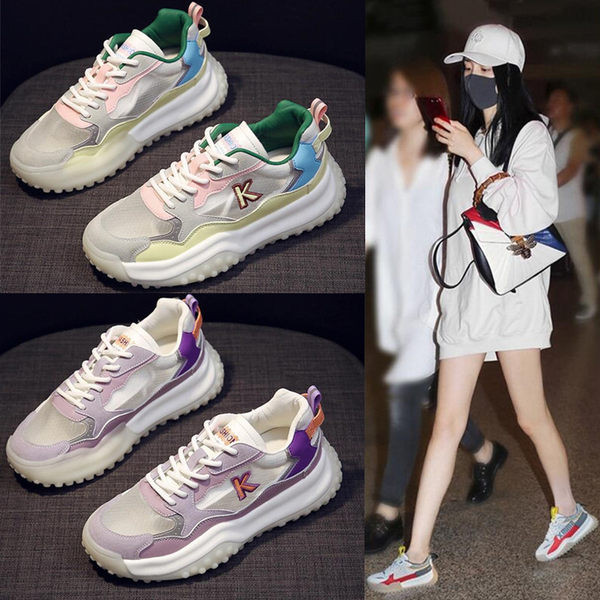 Ženske ležerne tenisice sa vezicama u dvije boje