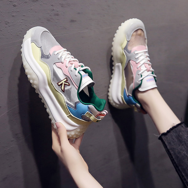 Ženske ležerne tenisice sa vezicama u dvije boje