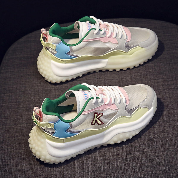 Ženske ležerne tenisice sa vezicama u dvije boje