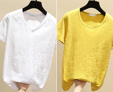 Komplet ženske majice kratkih rukava - običan model